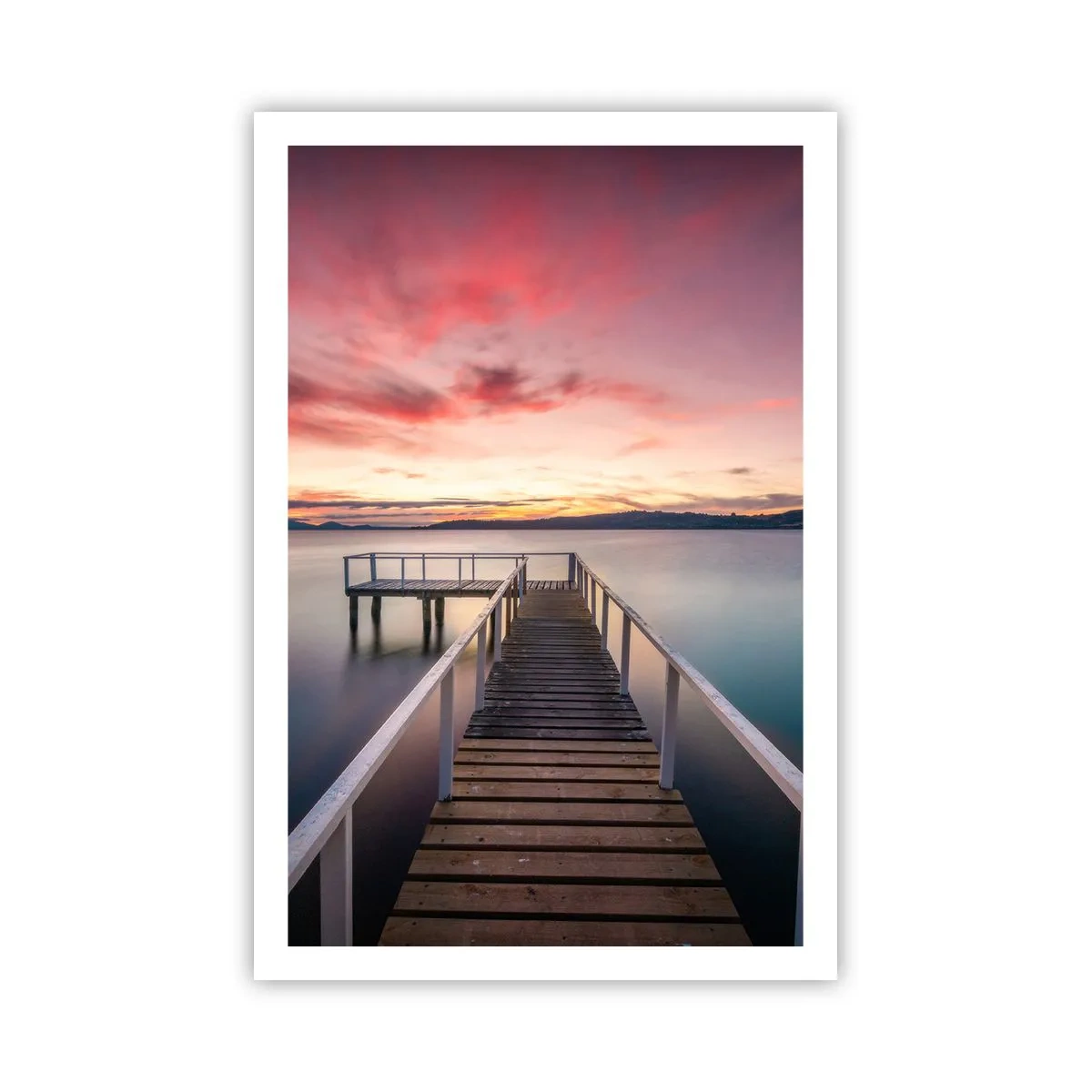 Póster - La suave llama del atardecer - 61x91 cm