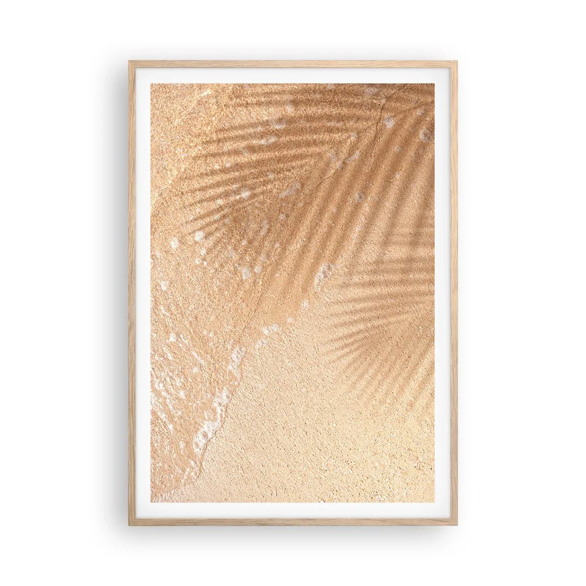 Póster en marco roble claro - La sombra de un verano caluroso - 70x100 cm