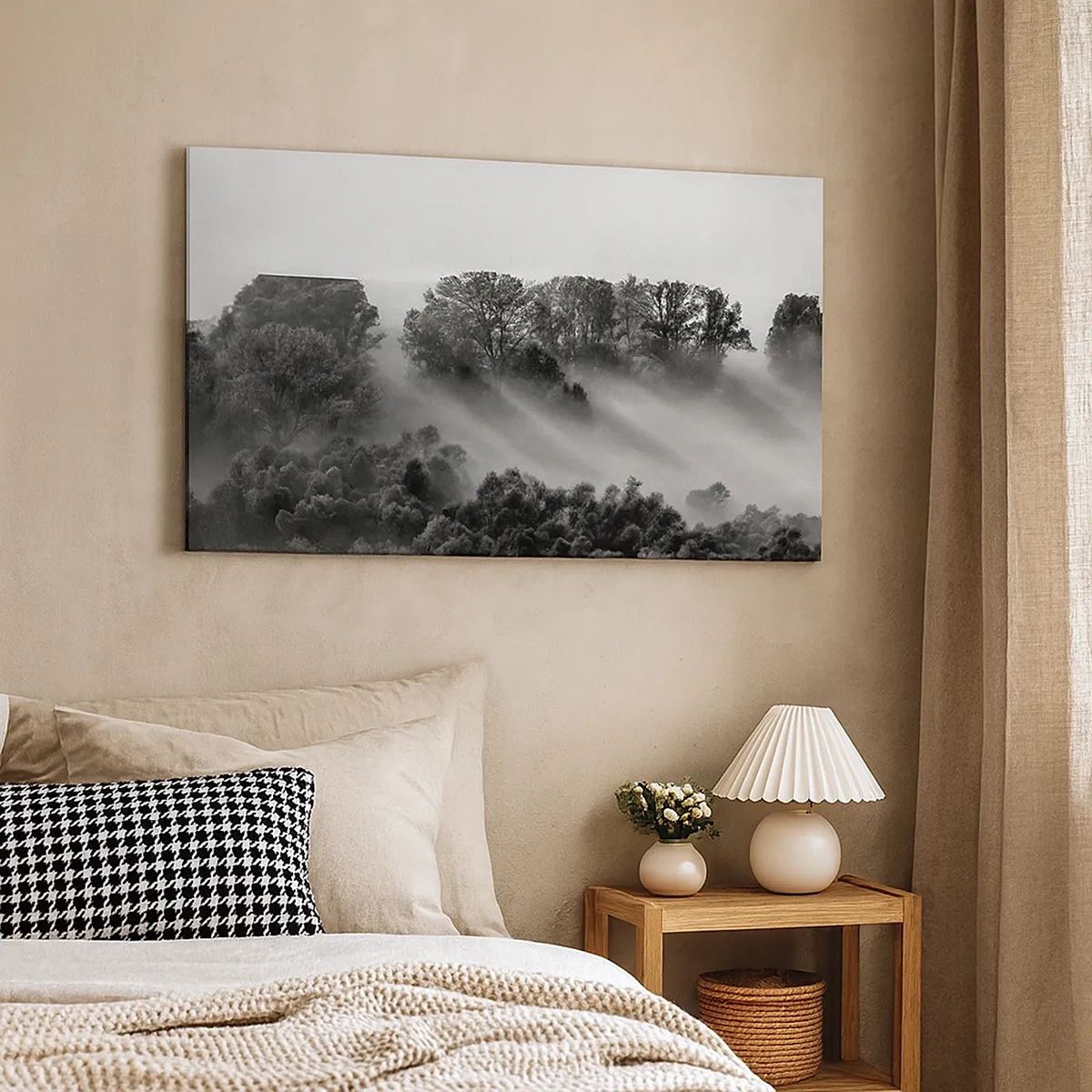 Cuadro sobre lienzo - Impresión de Imagen - Levantarse del sueño - 30x30 cm