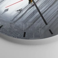 Esfera sin numeración, con rayas