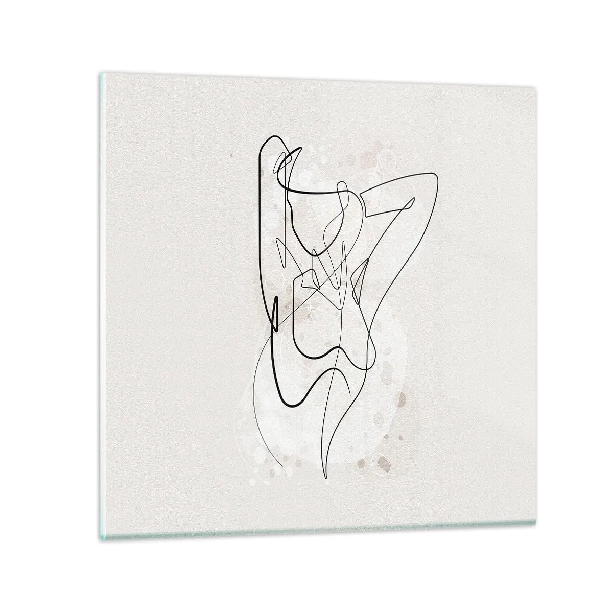 Cuadro sobre vidrio - Impresiones sobre Vidrio - El arte de la seducción - 70x70 cm