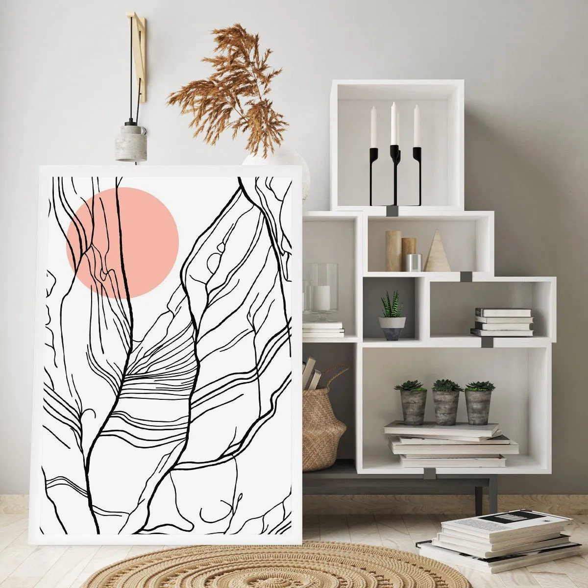 Póster - En una red de ramas - 30x40 cm