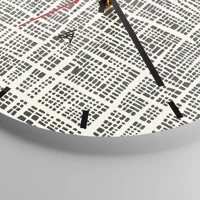 Esfera sin numeración, con rayas