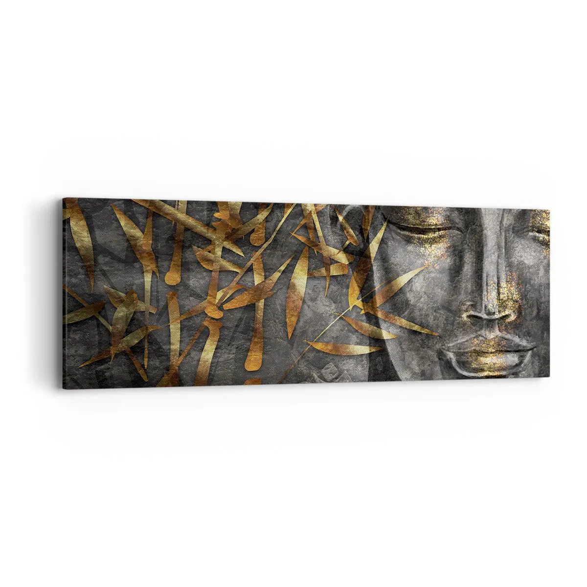 Cuadro sobre lienzo - Impresión de Imagen - Siente la paz - 90x30 cm