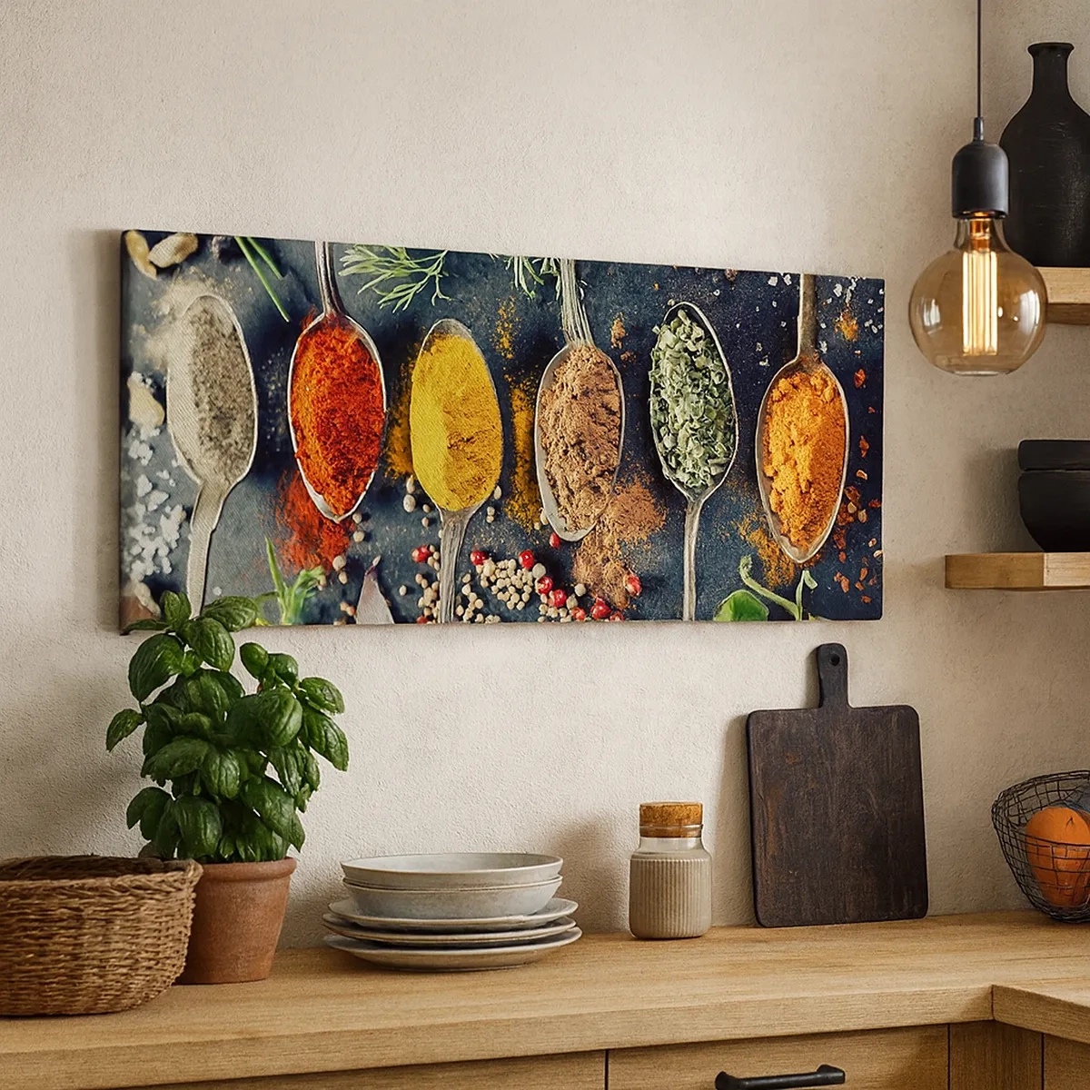 Cuadro sobre lienzo - Impresión de Imagen - Magia culinaria - 30x30 cm