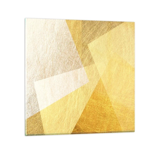 Cuadro sobre vidrio - Impresiones sobre Vidrio - Tiempo de geometría - 70x70 cm