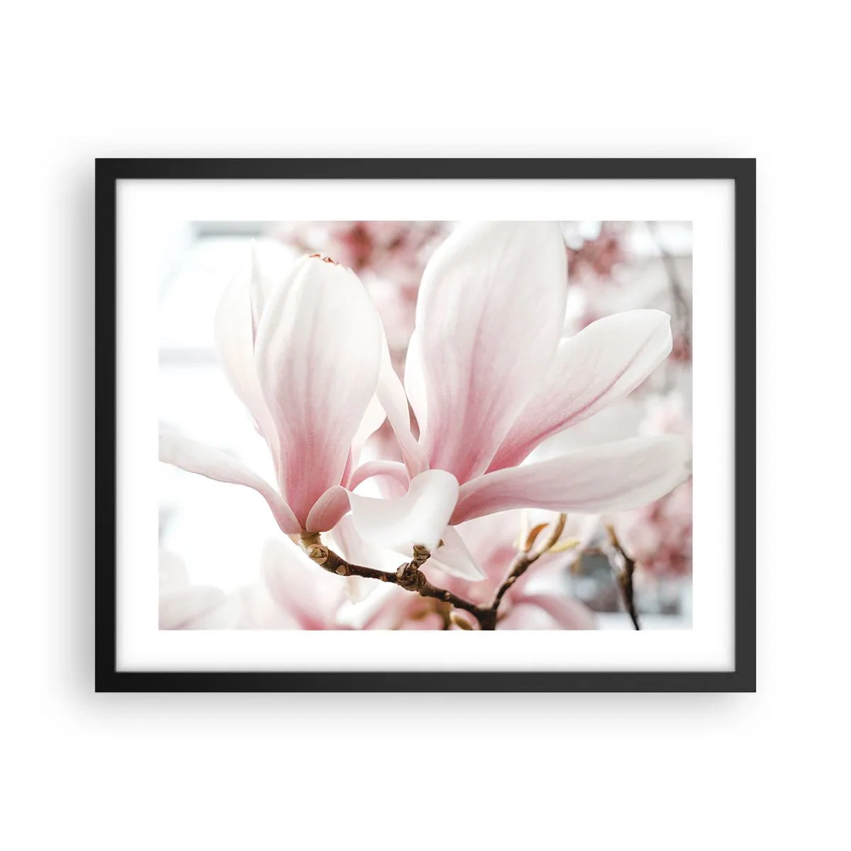 Póster en marco negro - Inmensidad de la ternura - 50x40 cm