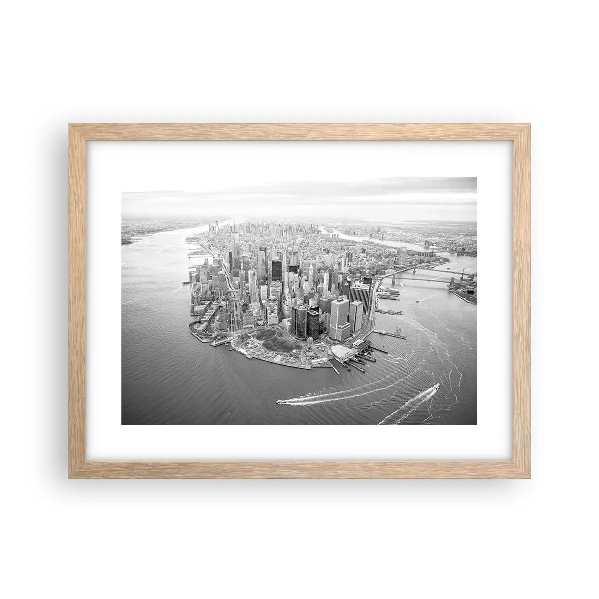 Póster en marco roble claro - ¿Cómo no amar este lugar? - 40x30 cm