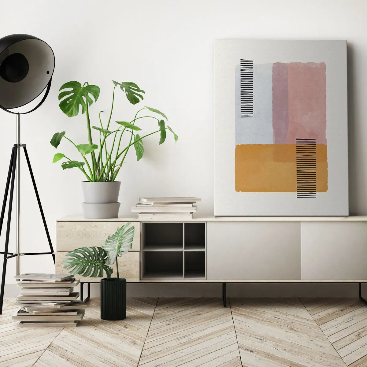 Cuadro sobre lienzo - Impresión de Imagen - La rectitud - 65x120 cm
