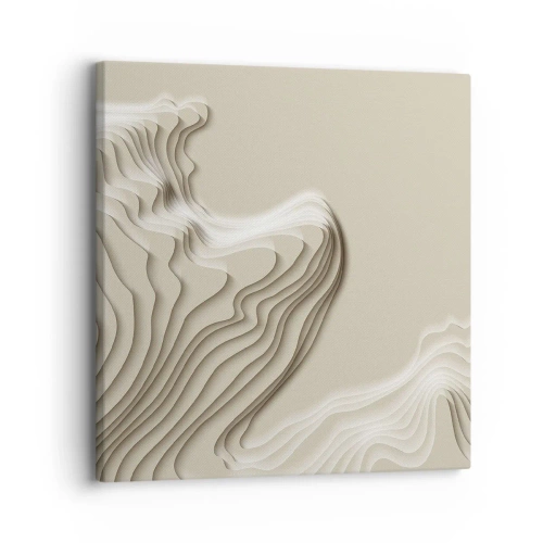 Cuadro sobre lienzo - Impresión de Imagen - Topografía del arte - 30x30 cm