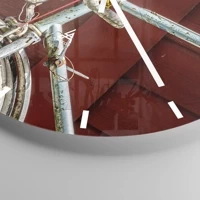 Esfera sin numeración, con rayas