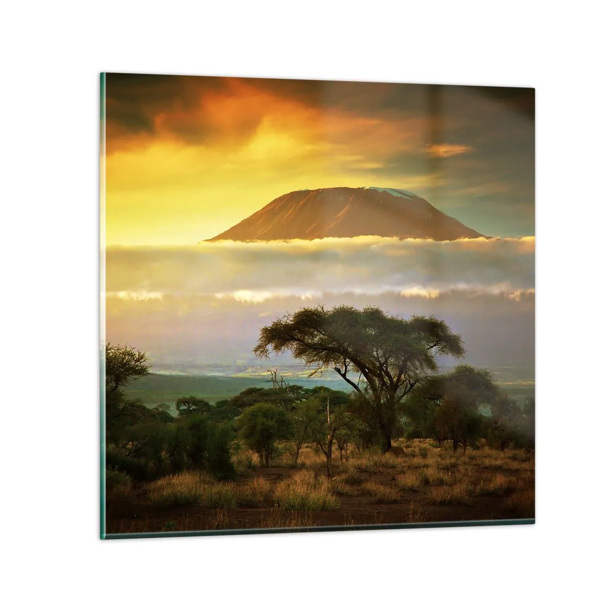 Cuadro sobre vidrio - Impresiones sobre Vidrio - El sueño del viajero - 50x50 cm