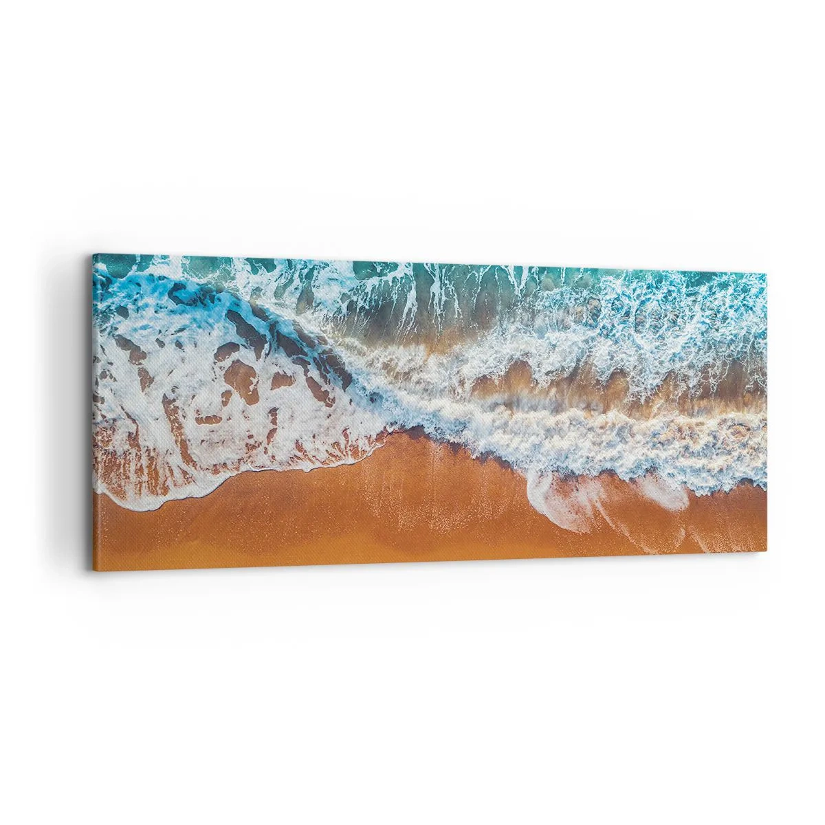 Cuadro sobre lienzo - Impresión de Imagen - Siempre a la par - 100x40 cm