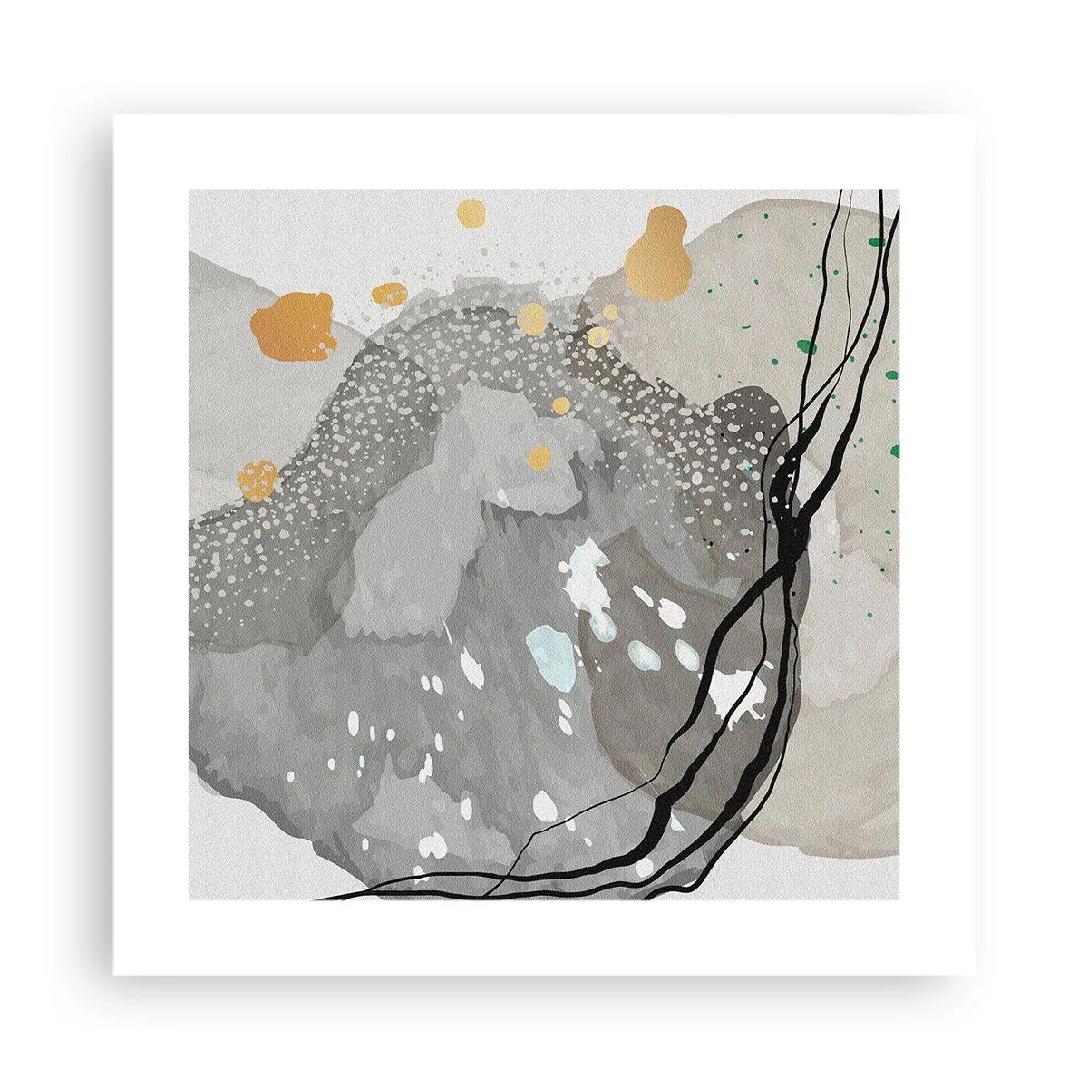 Póster - Composición orgánica - 40x40 cm