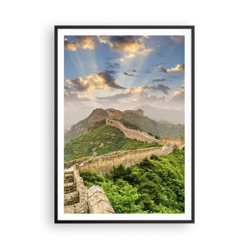 Póster en marco negro - Grandeza duradera - 70x100 cm