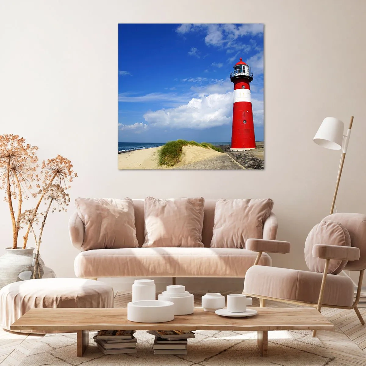 Cuadro sobre lienzo - Impresión de Imagen - Una soledad de ensueño - 70x70 cm