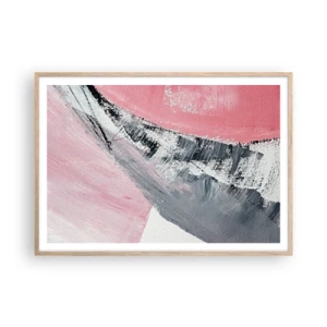 Póster en marco roble claro - Composición a juego - 100x70 cm