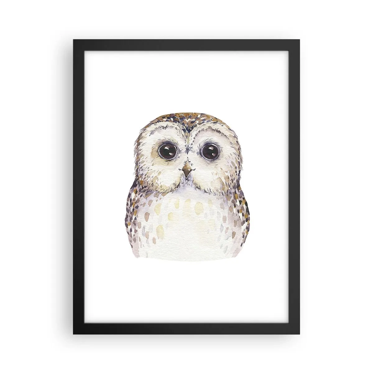 Póster en marco negro - Mírame a los ojos - 30x40 cm