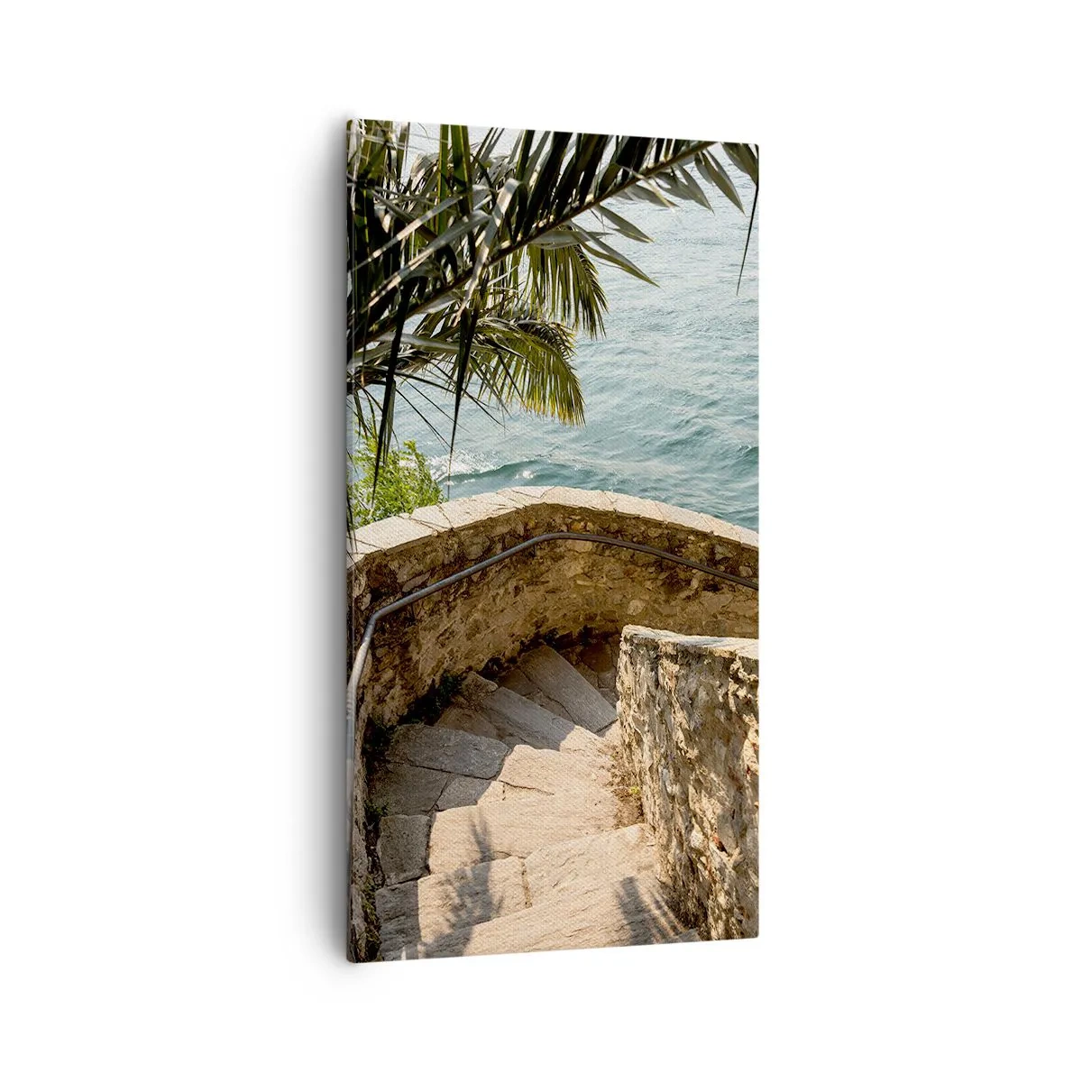 Cuadro sobre lienzo - Impresión de Imagen - Bajo el sol de Italia - 55x100 cm