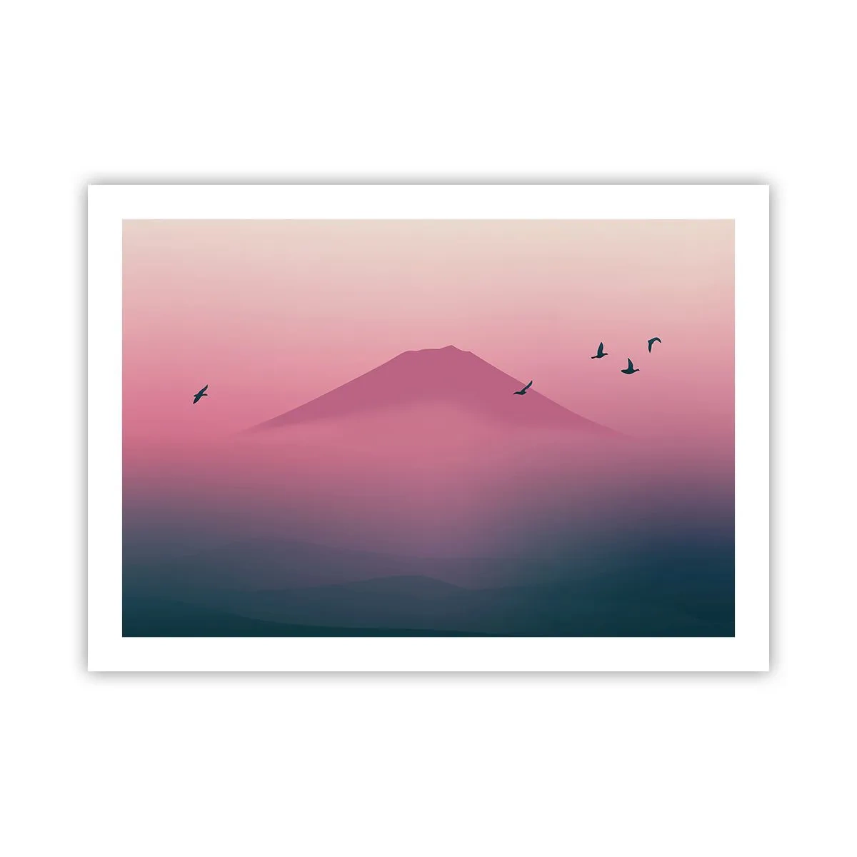 Póster - Sobre las nubes - 70x50 cm