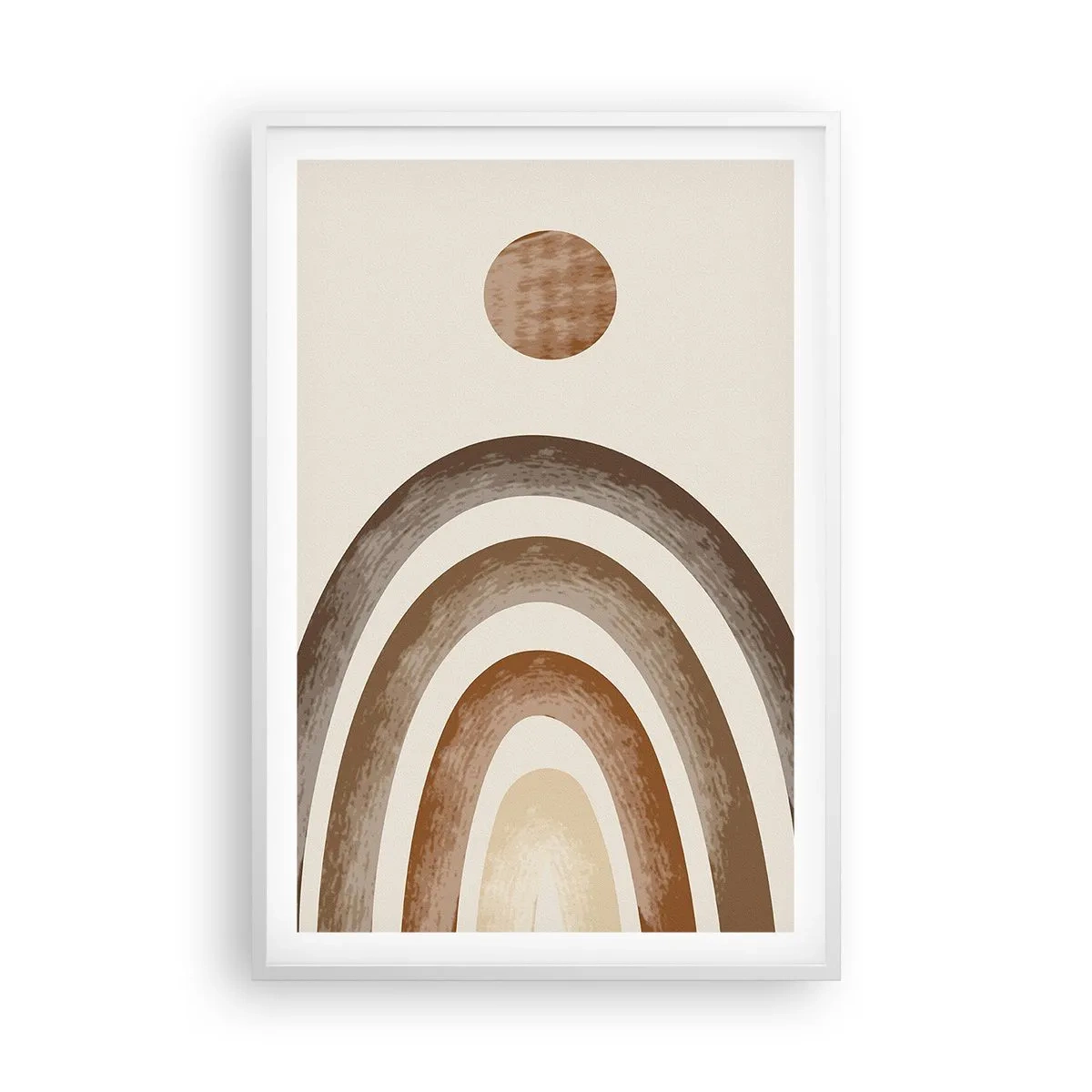 Póster en marco blanco - En otro mundo - 61x91 cm