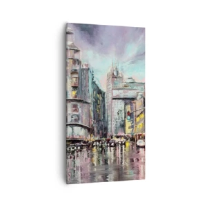 Cuadro sobre lienzo - Impresión de Imagen - Va a ser una buena noche - 55x100 cm