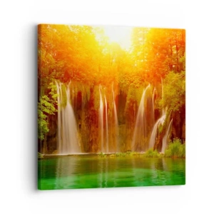 Cuadro sobre lienzo - Impresión de Imagen - Sol y sombra - 30x30 cm