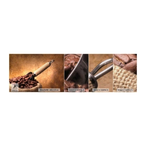 Muestra de fotomural Premium Canvas - En la fuente del sabor - Gastronomía, Café, Aroma - 100x30 cm