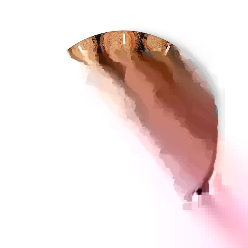 Reloj de pared - Reloj de vidrio - Troncos de árboles cortados dispuestos en una composición natural. - 30x30cm - Un nuevo comienzo - Decoración de pared moderna para salón, cocina y dormitorio ARTTOR