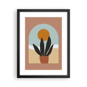 Póster en marco negro - Pequeñas alegrías - 30x40 cm