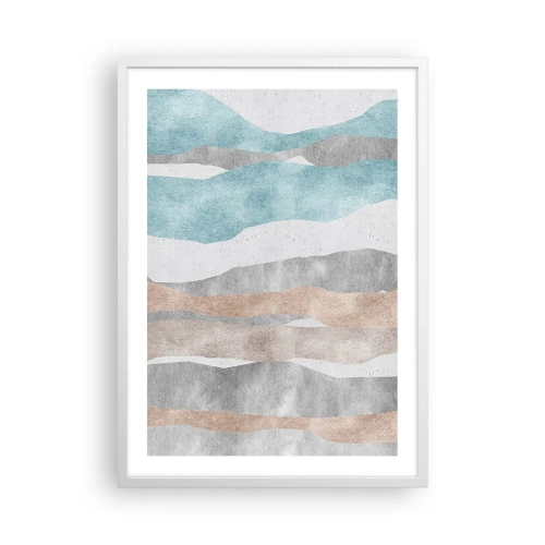 Póster en marco blanco - Un estudio de la cercanía - 50x70 cm