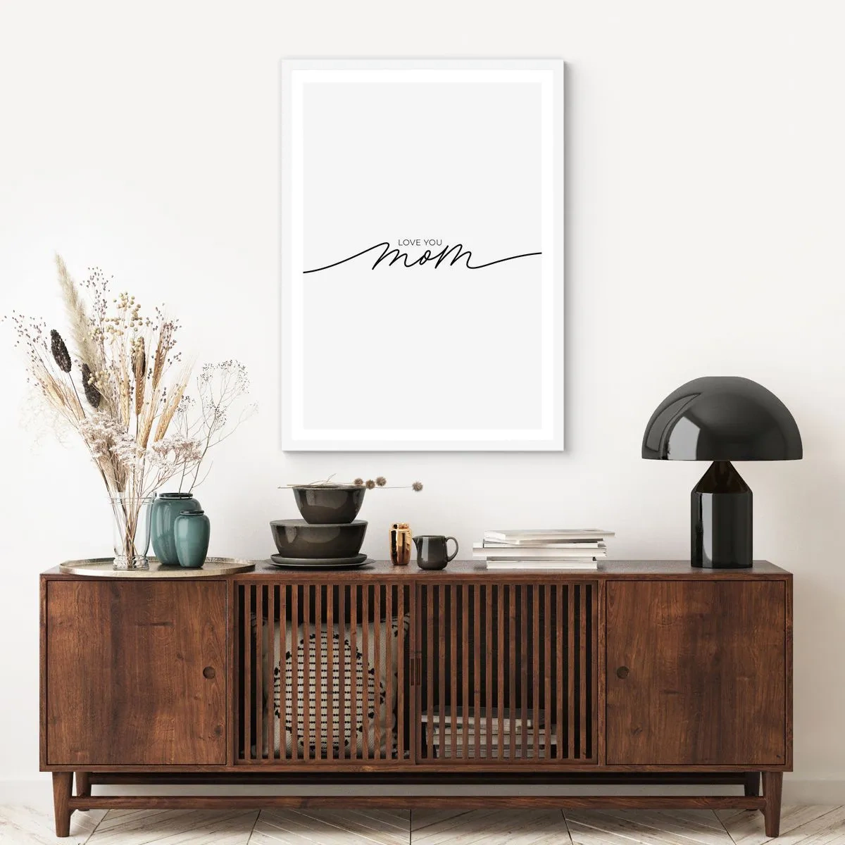 Póster en marco blanco - Gran emoción - 50x70 cm