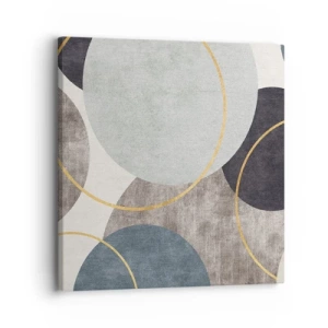 Cuadro sobre lienzo - Impresión de Imagen - Círculo tras círculo - 30x30 cm