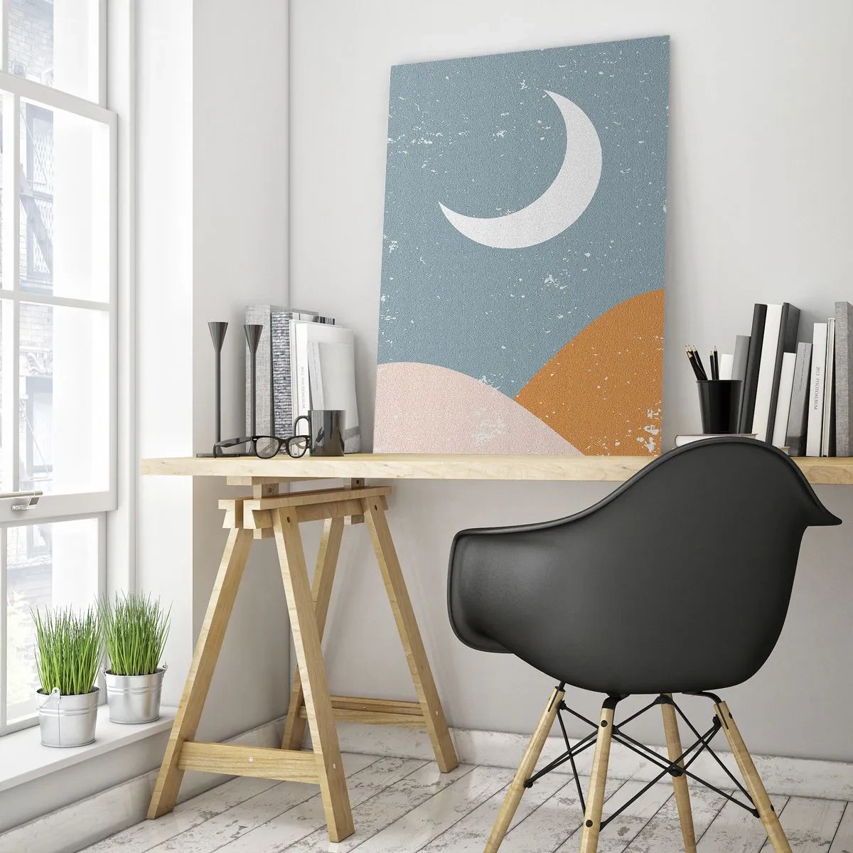 Cuadro sobre vidrio - Impresiones sobre Vidrio - La maravilla de muchas noches - 70x100 cm