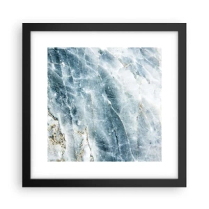 Póster en marco negro - El mundo de hielo - 30x30 cm