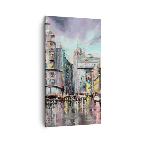 Cuadro sobre lienzo - Impresión de Imagen - Va a ser una buena noche - 45x80 cm