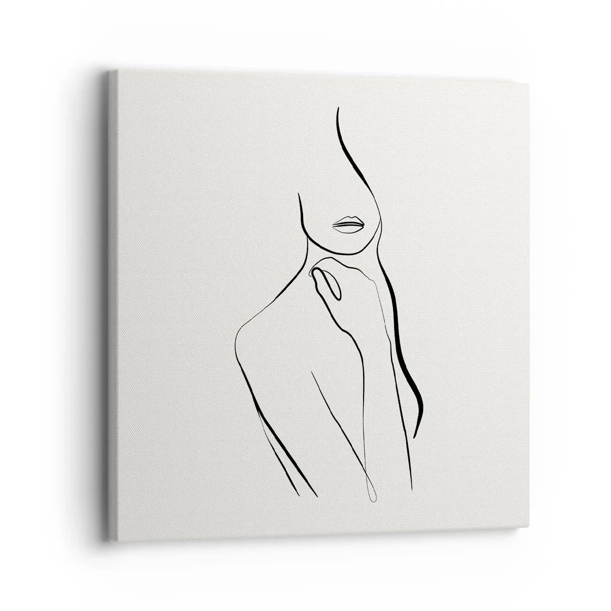 Cuadro sobre lienzo - Impresión de Imagen - Una ola de melancolía - 30x30 cm