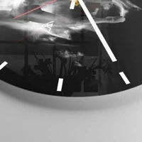 Esfera sin numeración, con rayas