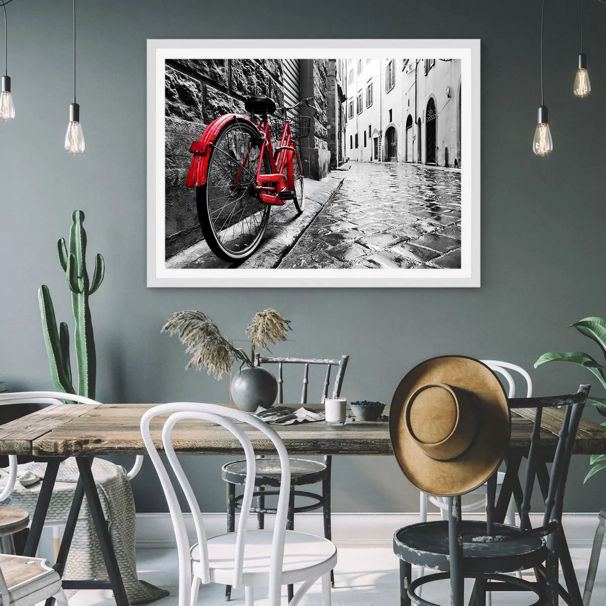 Póster en marco blanco - La verdadera belleza no envejece - 70x50 cm