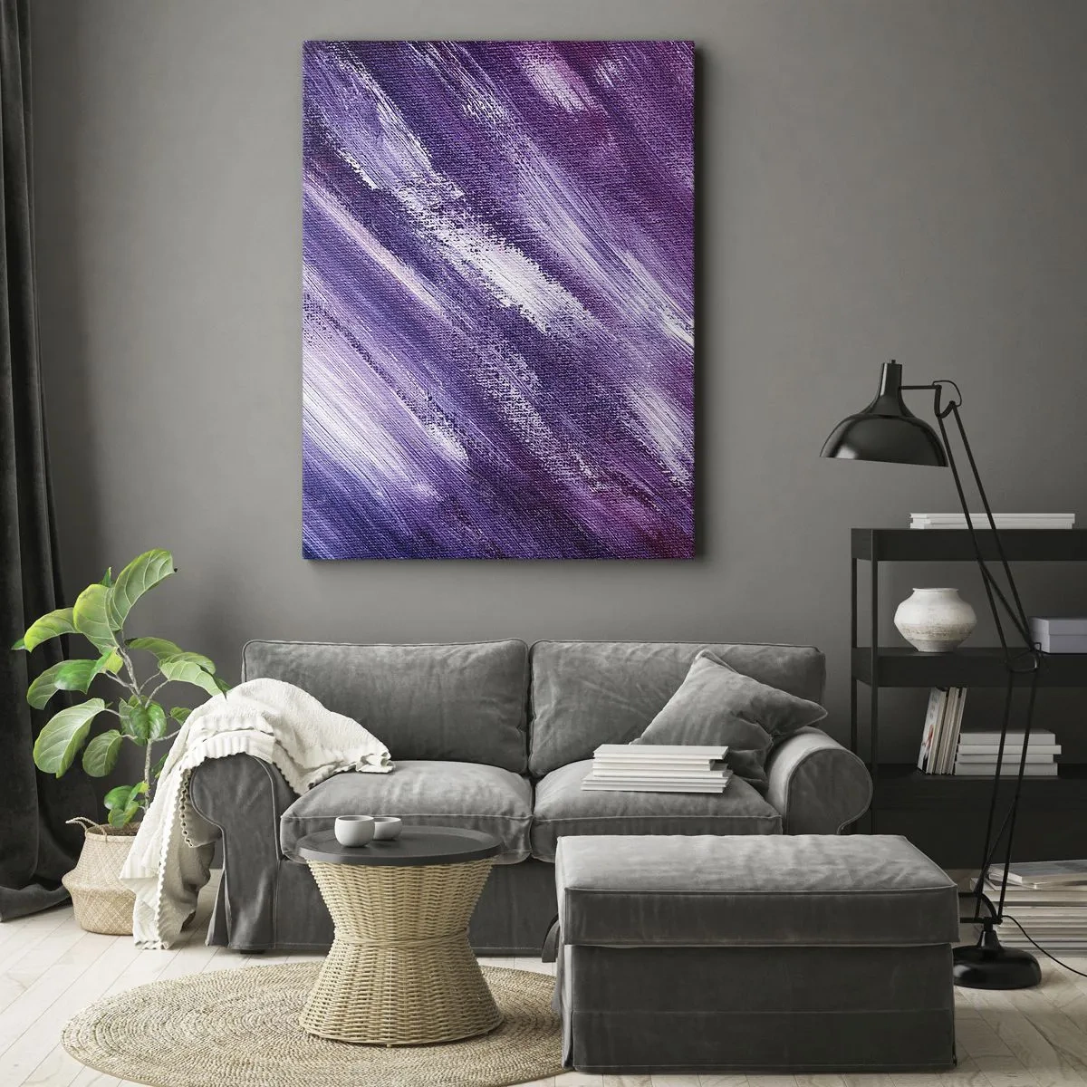 Cuadro sobre lienzo - Impresión de Imagen - Cuando sopla el viento del sol - 45x80 cm