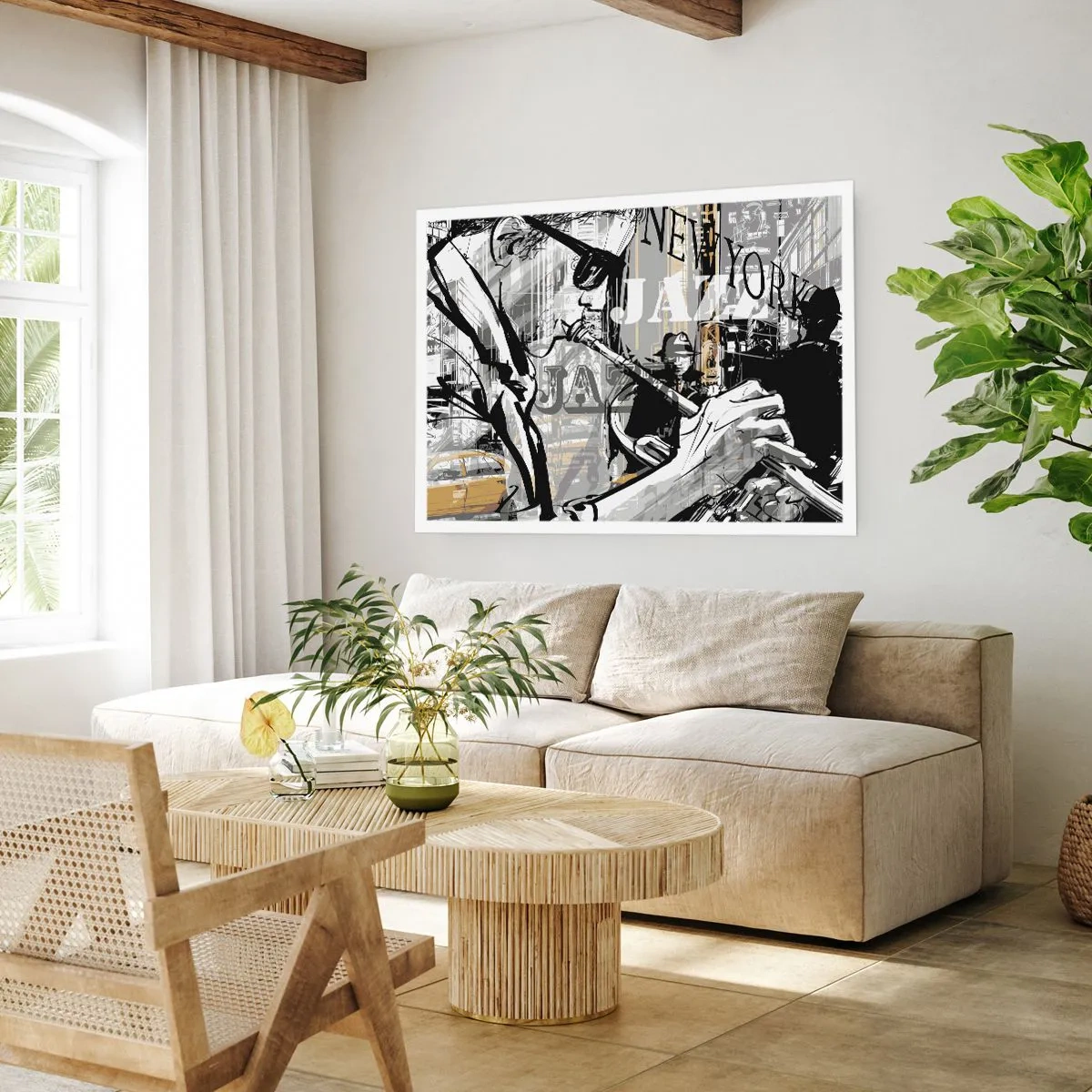 Póster - Al ritmo de Nueva York - 70x50 cm