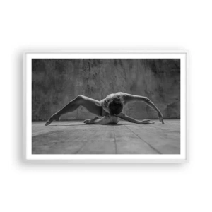 Póster en marco blanco - Simetría encontrada - 91x61 cm