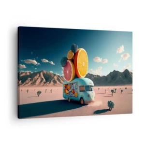 Cuadro sobre lienzo - Impresión de Imagen - Un sabor a vacaciones - 70x50 cm