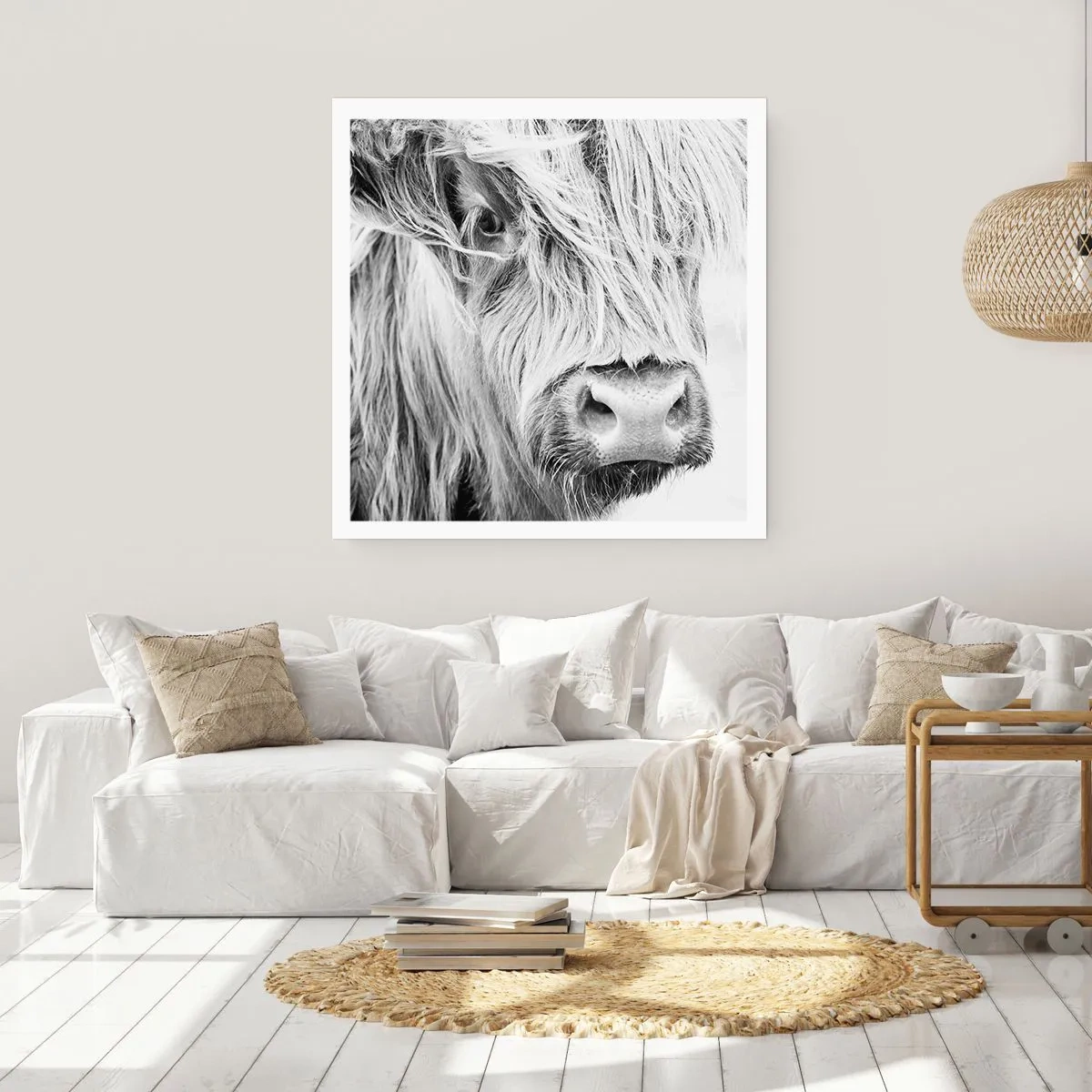 Póster - La naturaleza escocesa - 40x40 cm