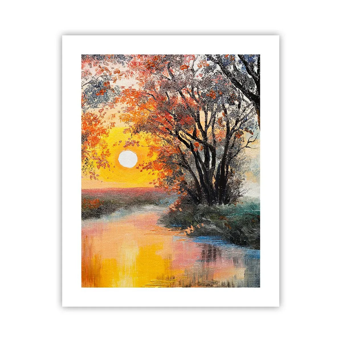 Póster - Ambiente otoñal - 40x50 cm