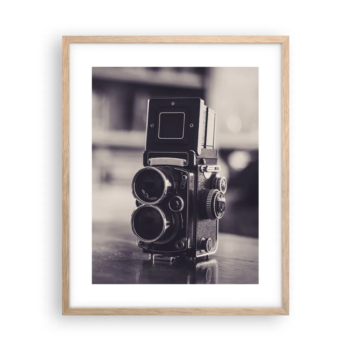 Póster en marco roble claro - La magia de la fotografía antigua - 40x50 cm