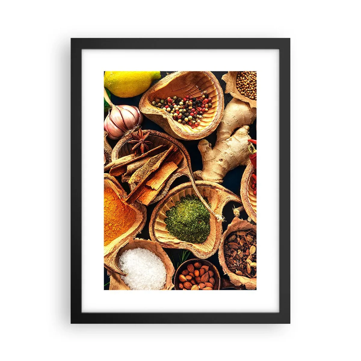 Póster en marco negro - Toma lo que quieras - 30x40 cm