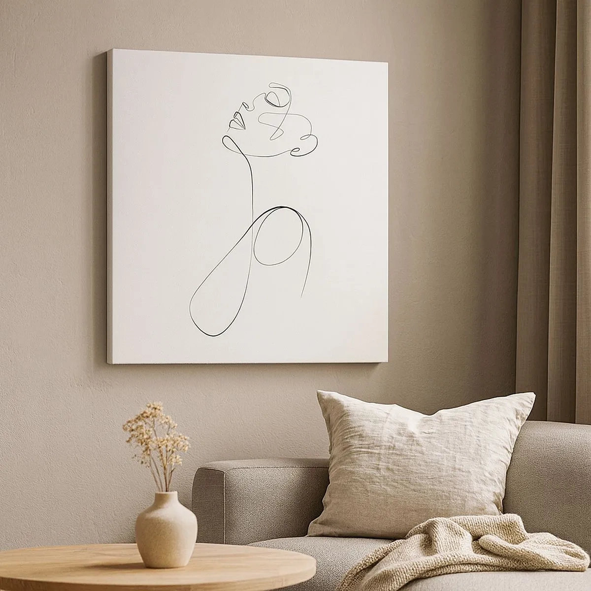 Cuadro sobre lienzo - Impresión de Imagen - En el bucle de los sueños - 30x30 cm