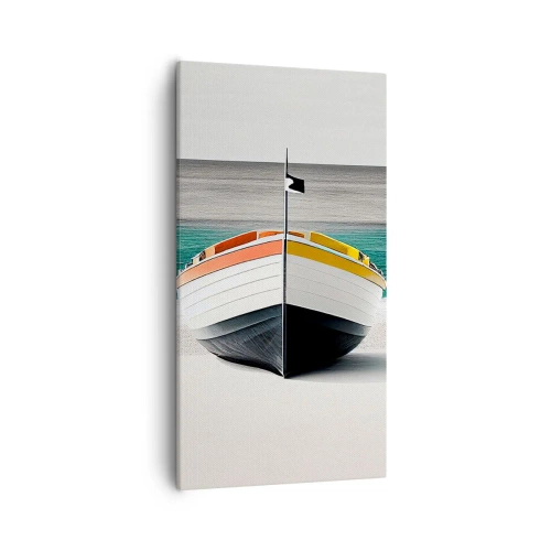 Cuadro sobre lienzo - Impresión de Imagen - En su lugar exacto - 55x100 cm