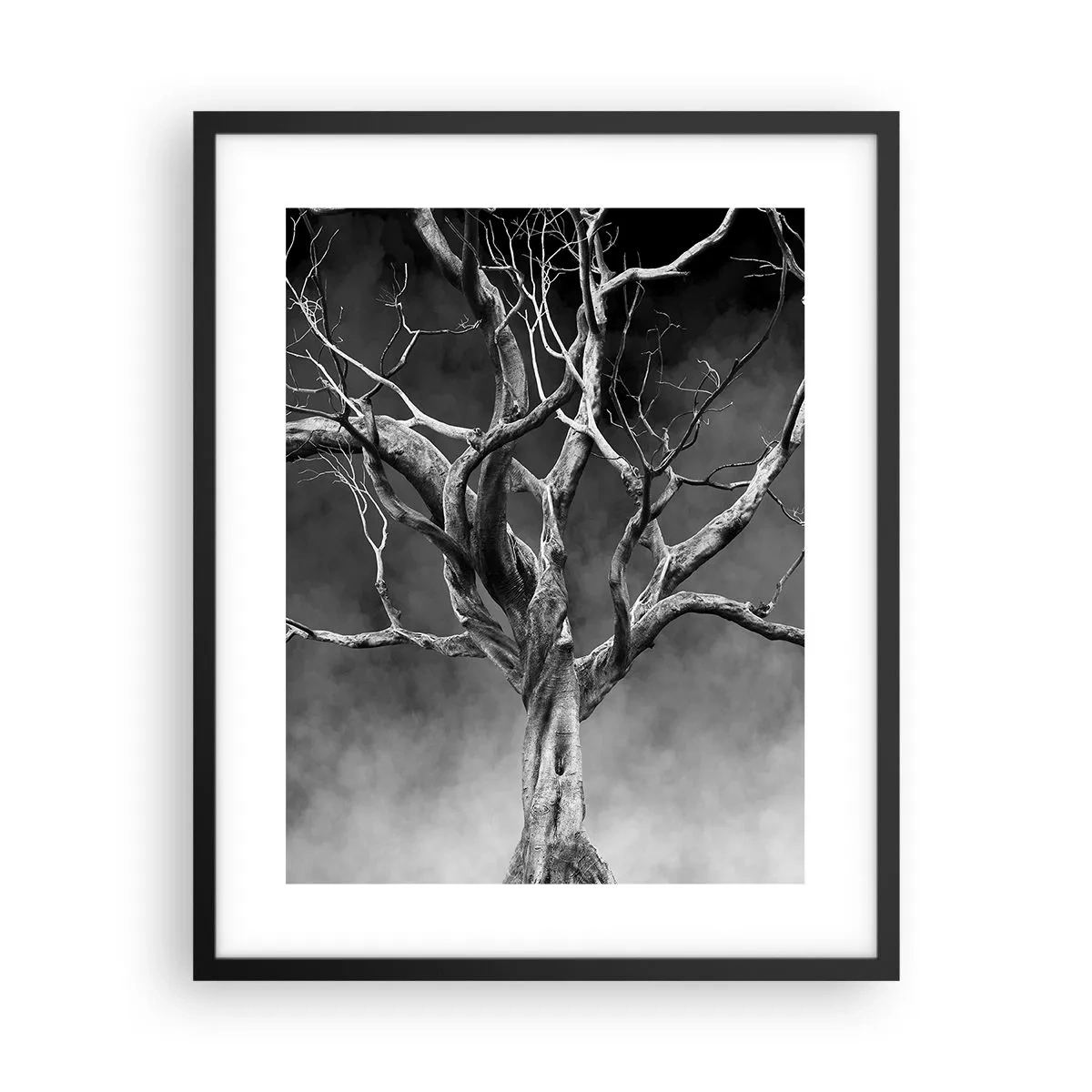 Póster en marco negro - Primordial y sagrado - 40x50 cm